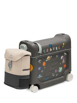Stokke Jetkids BedBox and BackPack Travel Bundle, Midnight Grey
