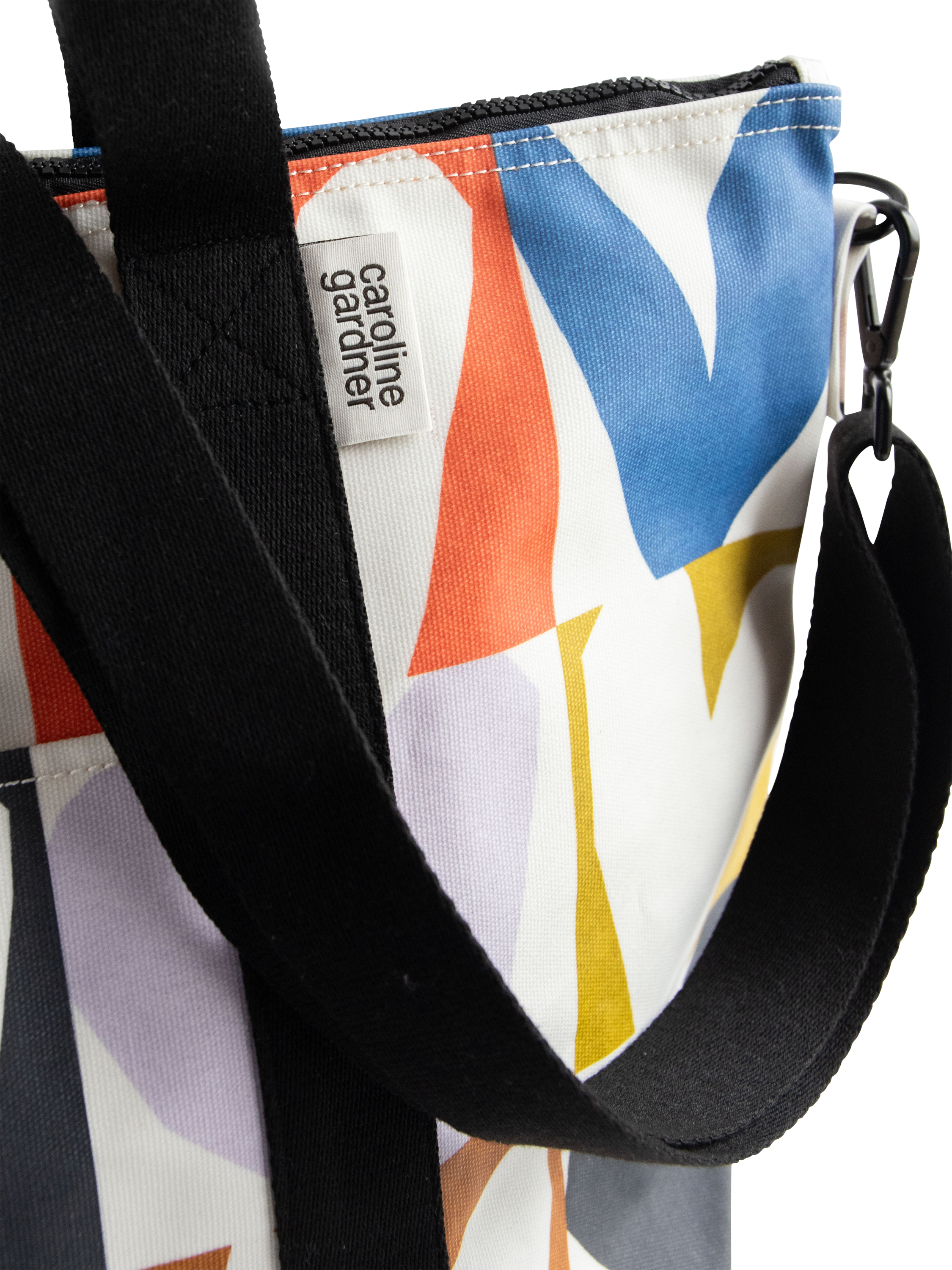 Product image 3 of 4, which shows Caroline Gardner Check Heart Weekend Bag, Multi