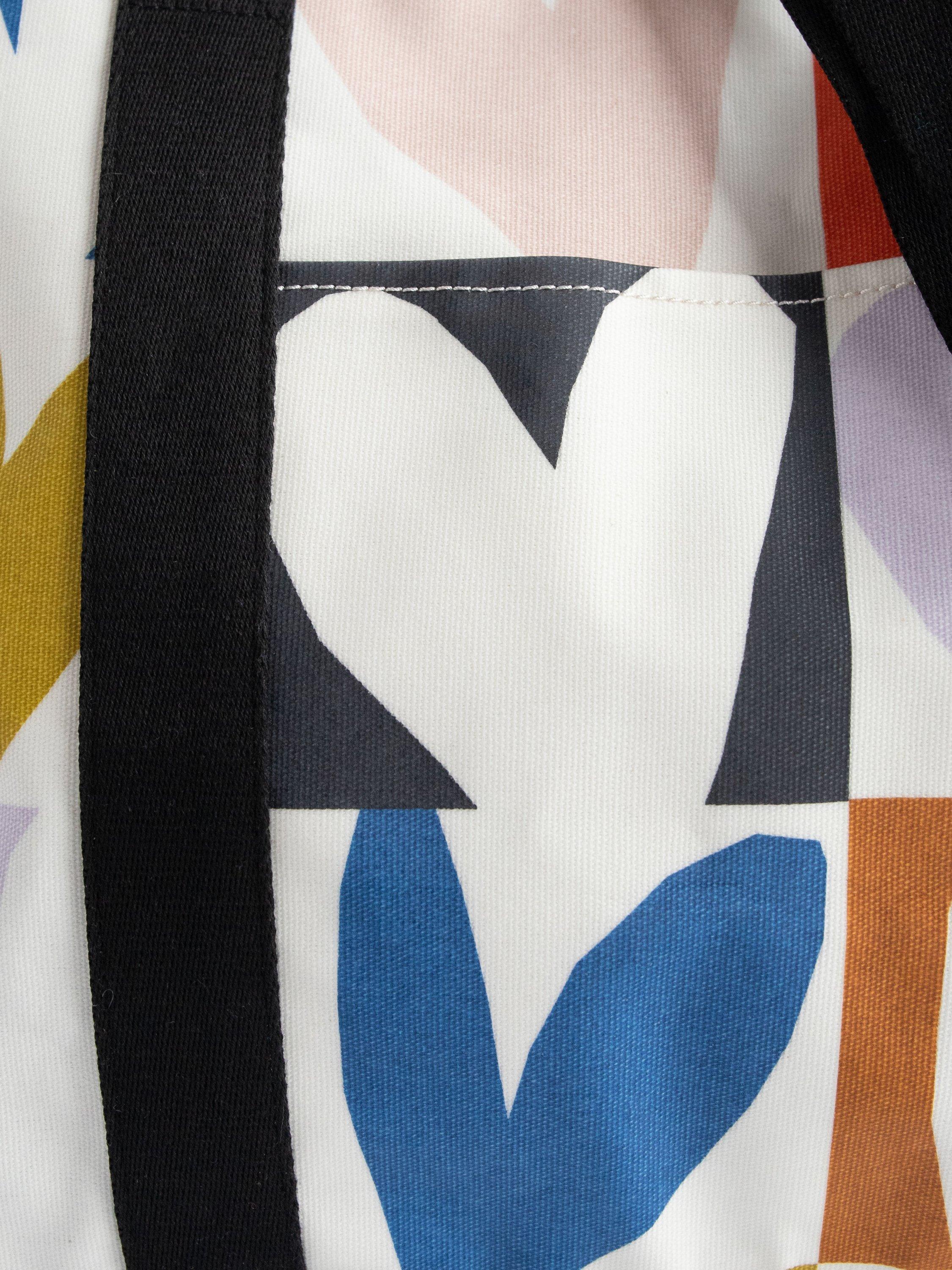 Product image 4 of 4, which shows Caroline Gardner Check Heart Weekend Bag, Multi