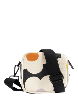 Caroline Gardner Flower Camera Bag, Charcoal, Charcoal