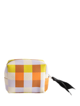 Caroline Gardner Check Cube Wash Bag, Multi