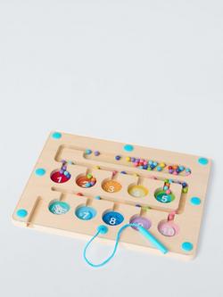 John Lewis Wooden Magnetic Maze, Multi