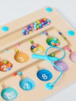 John Lewis Wooden Magnetic Maze - view 2, Multi