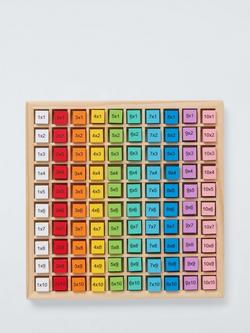 John Lewis Wooden Multiplication Blocks, Multi