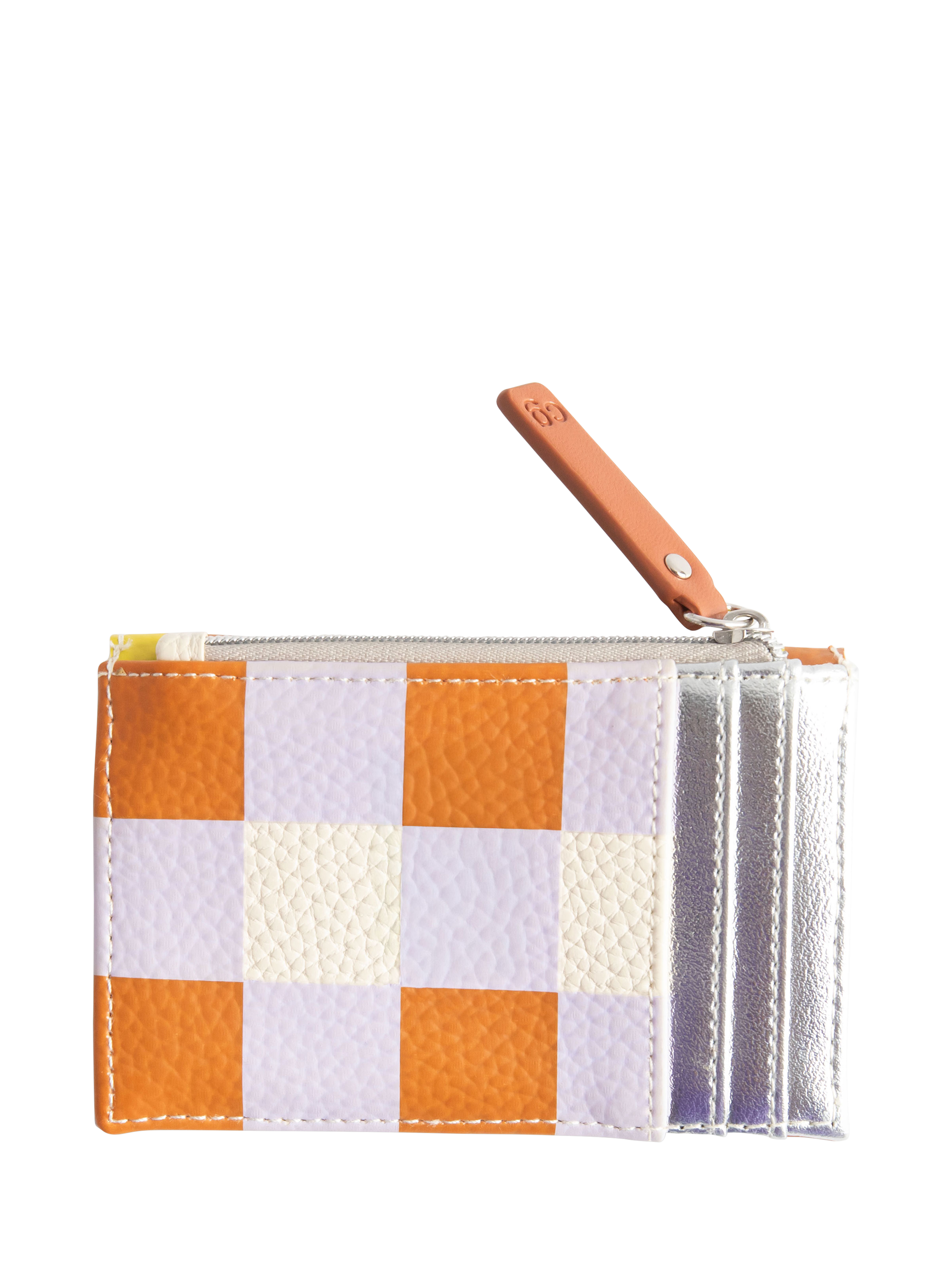 Product image 2 of 4, which shows Caroline Gardner Check Coin Purse, Multi