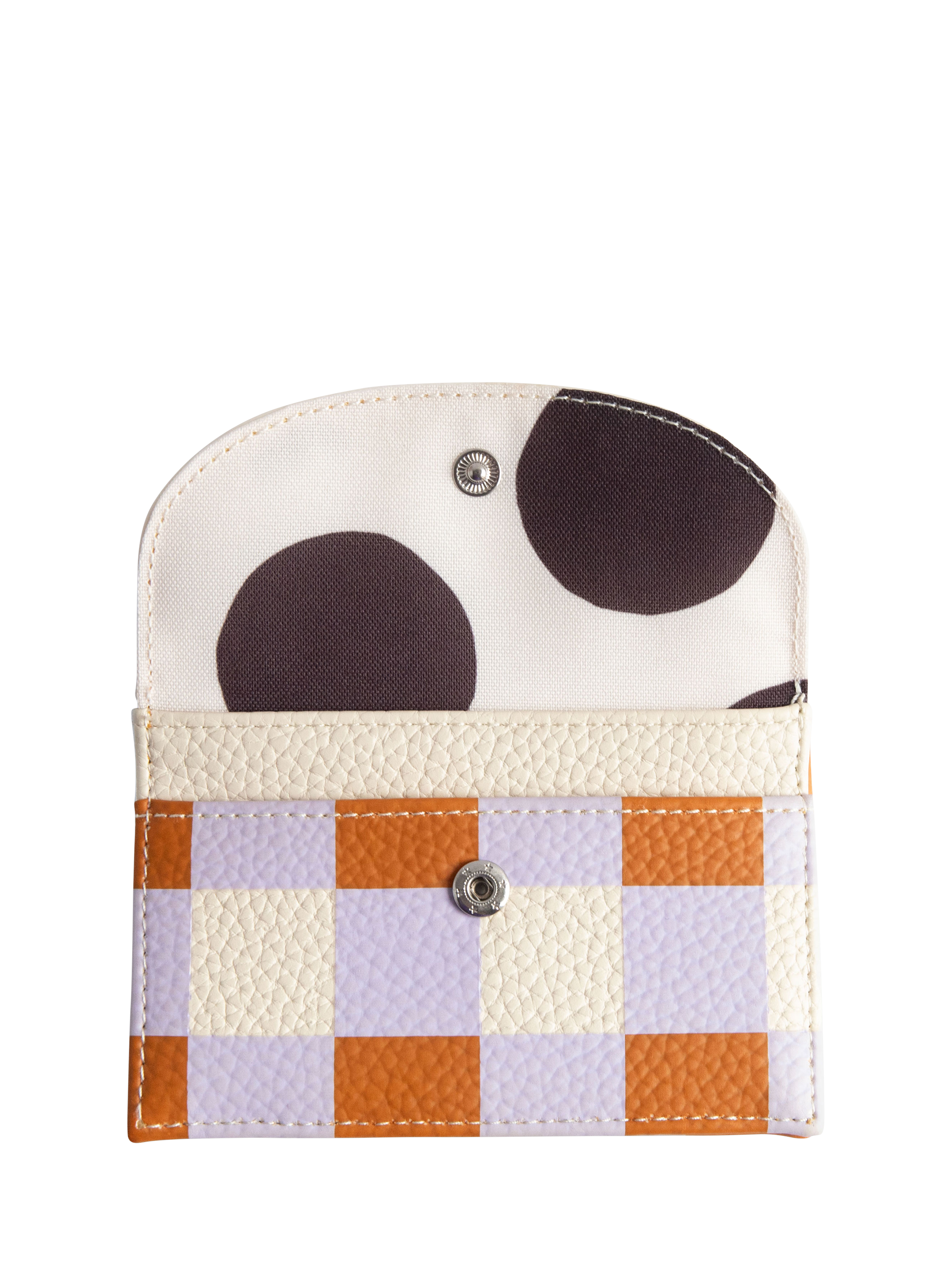 Product image 3 of 4, which shows Caroline Gardner Check Coin Purse, Multi