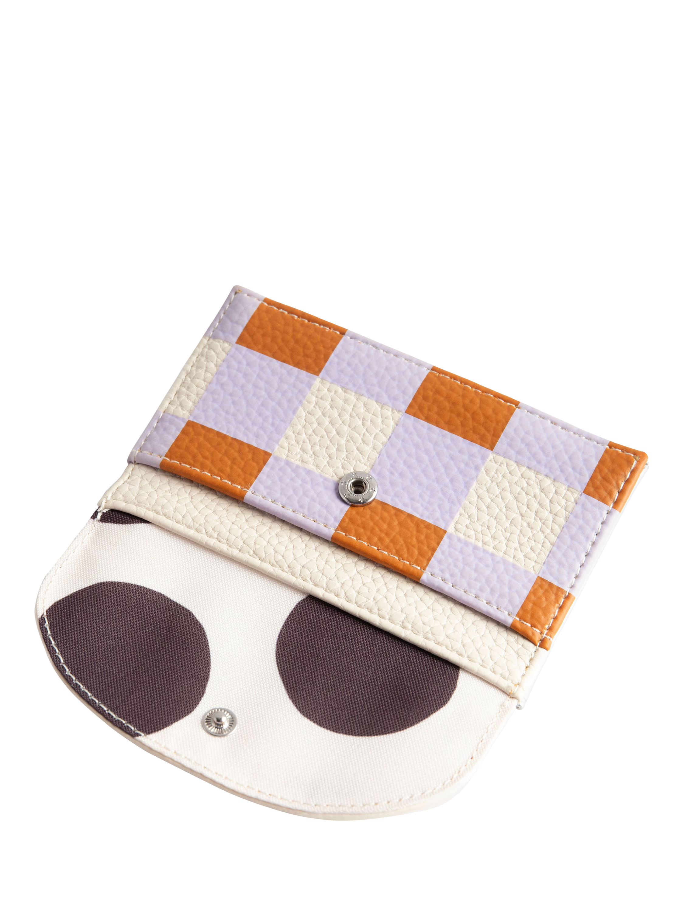 Product image 4 of 4, which shows Caroline Gardner Check Coin Purse, Multi