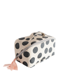 Caroline Gardner Monochrome Dot Wash Bag, Mono