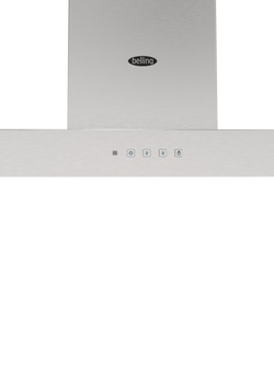 Belling 444411667 T-Shaped Chimney Cooker Hood, Stainless Steel - view 2, Stainless Steel