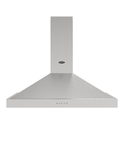Belling 444411668 Chimney Cooker Hood, Stainless Steel, Stainless Steel