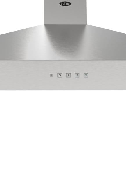 Belling 444411668 Chimney Cooker Hood, Stainless Steel - view 2, Stainless Steel