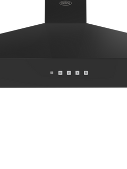 Belling 444411673 Chimney Cooker Hood, Black - view 2, Black