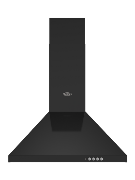 Belling 444411681 Chimney Cooker Hood, Black, Black