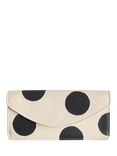 Caroline Gardner Monochrome Spot Envelope Purse, Mono