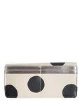 Caroline Gardner Monochrome Spot Envelope Purse, Mono