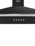 Stoves Richmond 90cm Pyramid Chimney Cooker Hood, Black