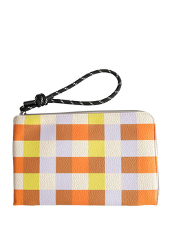 Caroline Gardner Check Travel Pouch, Multi, Multi