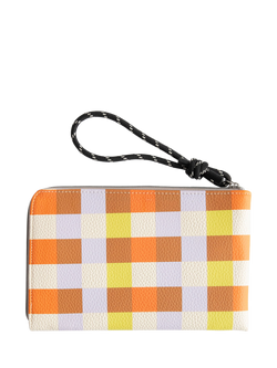 Caroline Gardner Check Travel Pouch, Multi - view 2, Multi