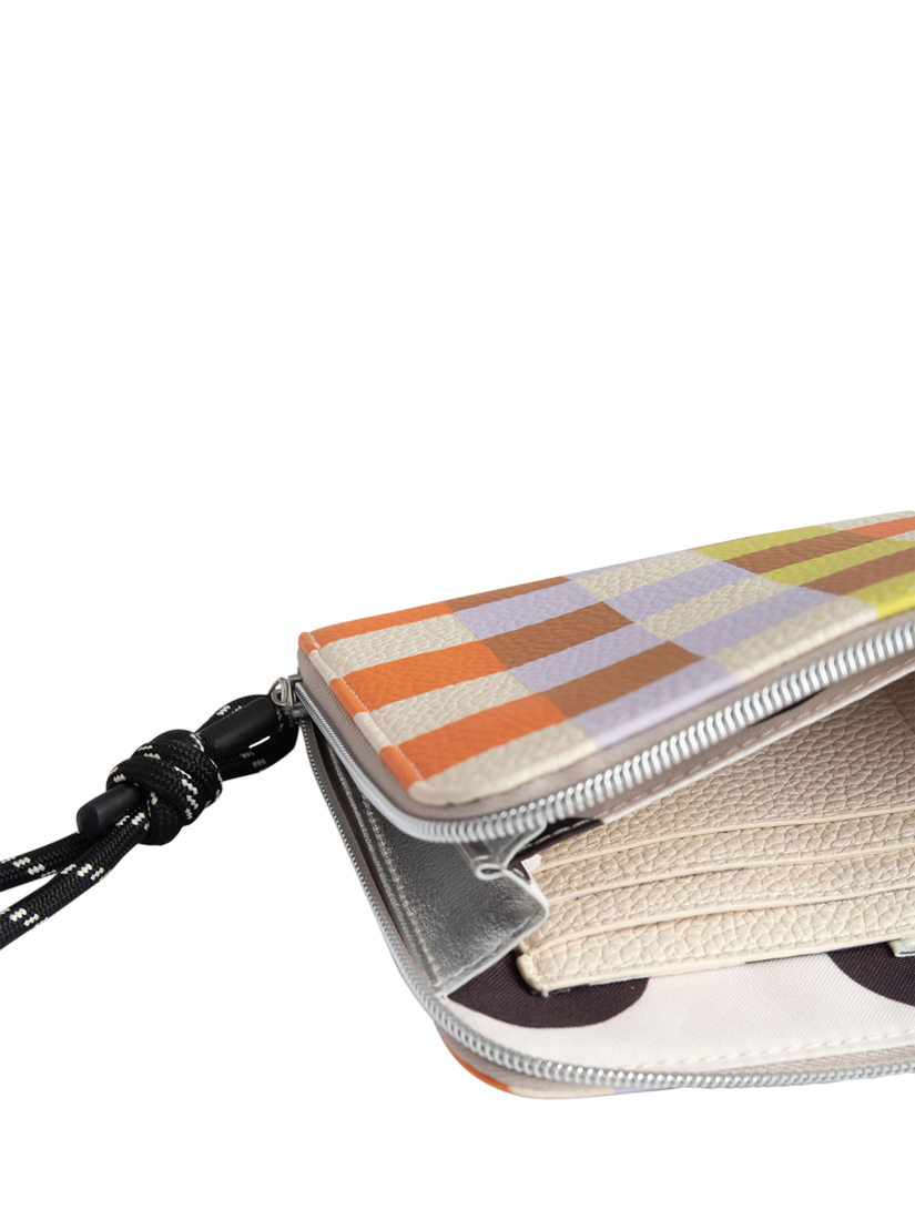 Product image 3 of 3, which shows Caroline Gardner Check Travel Pouch, Multi