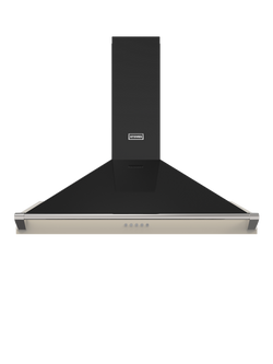 Stoves Richmond 100cm Pyramid Chimney Cooker Hood, Cream, Cream