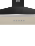 Stoves Richmond 100cm Pyramid Chimney Cooker Hood, Cream