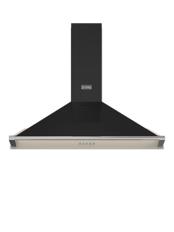 Stoves Richmond 110cm Pyramid Chimney Cooker Hood, Cream