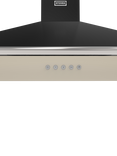 Stoves Richmond 110cm Pyramid Chimney Cooker Hood, Cream