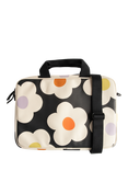 Caroline Gardner Flower Laptop Bag, Charcoal