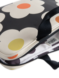 Caroline Gardner Flower Laptop Bag, Charcoal