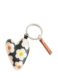 Caroline Gardner Flower Heart Keyring, Multi