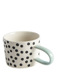 Caroline Gardner Ditsy Spot Mug, Mono
