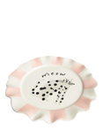 Caroline Gardner Meow Dotty Cat Plate, Multi