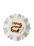 Caroline Gardner Woof Sausage Dog Plate, Multi