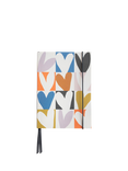 Caroline Gardner A5 Heart Check Notebook, Multi