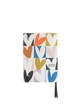 Caroline Gardner A5 Heart Check Notebook, Multi