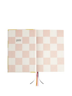 Caroline Gardner Flower Lined Notebook, Green - view 2, Green