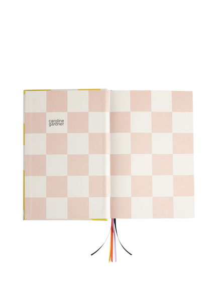 Caroline Gardner Flower Lined Notebook, Green - view 2, Green
