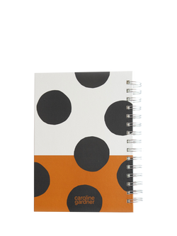 Caroline Gardner A5 Scattered Dot Notebook, Cream - view 2, Cream