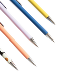 Caroline Gardner Colour Block/Floral Pens, Set of 5, Multi