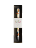 Caroline Gardner Check Heart Pen, Multi