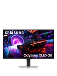 Samsung Odyssey OLED G8 LS32FG810SUXXU 4K Ultra HD Gaming Monitor, 32”, Silver