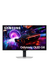 Samsung Odyssey OLED G8 LS32FG810SUXXU 4K Ultra HD Gaming Monitor, 32”, Silver