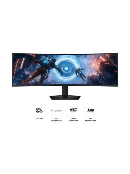 Samsung Odyssey G9 LS49FG910EUXXU Dual QHD Curved Ultrawide Gaming Monitor, 49”, Black - view 2, Black