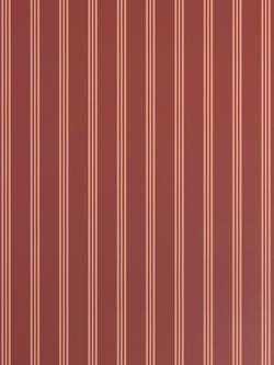 John Lewis x Sanderson Arbre Stripe Wallpaper - view 2, Mulberry/Putty
