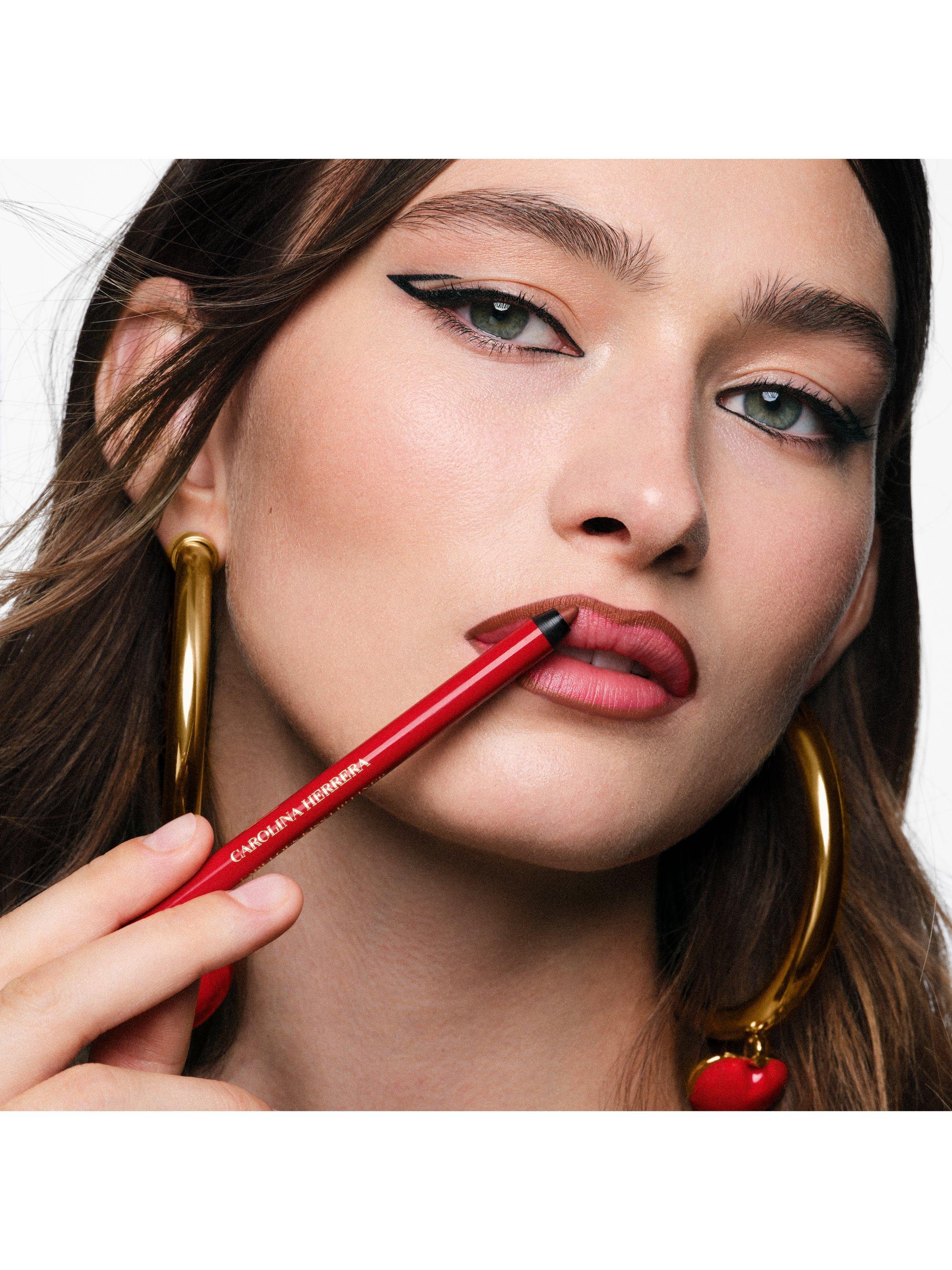 Product image 6 of 7, which shows Carolina Herrera Fabulous Kiss Lip Liner, 49 Gorgeous Brown