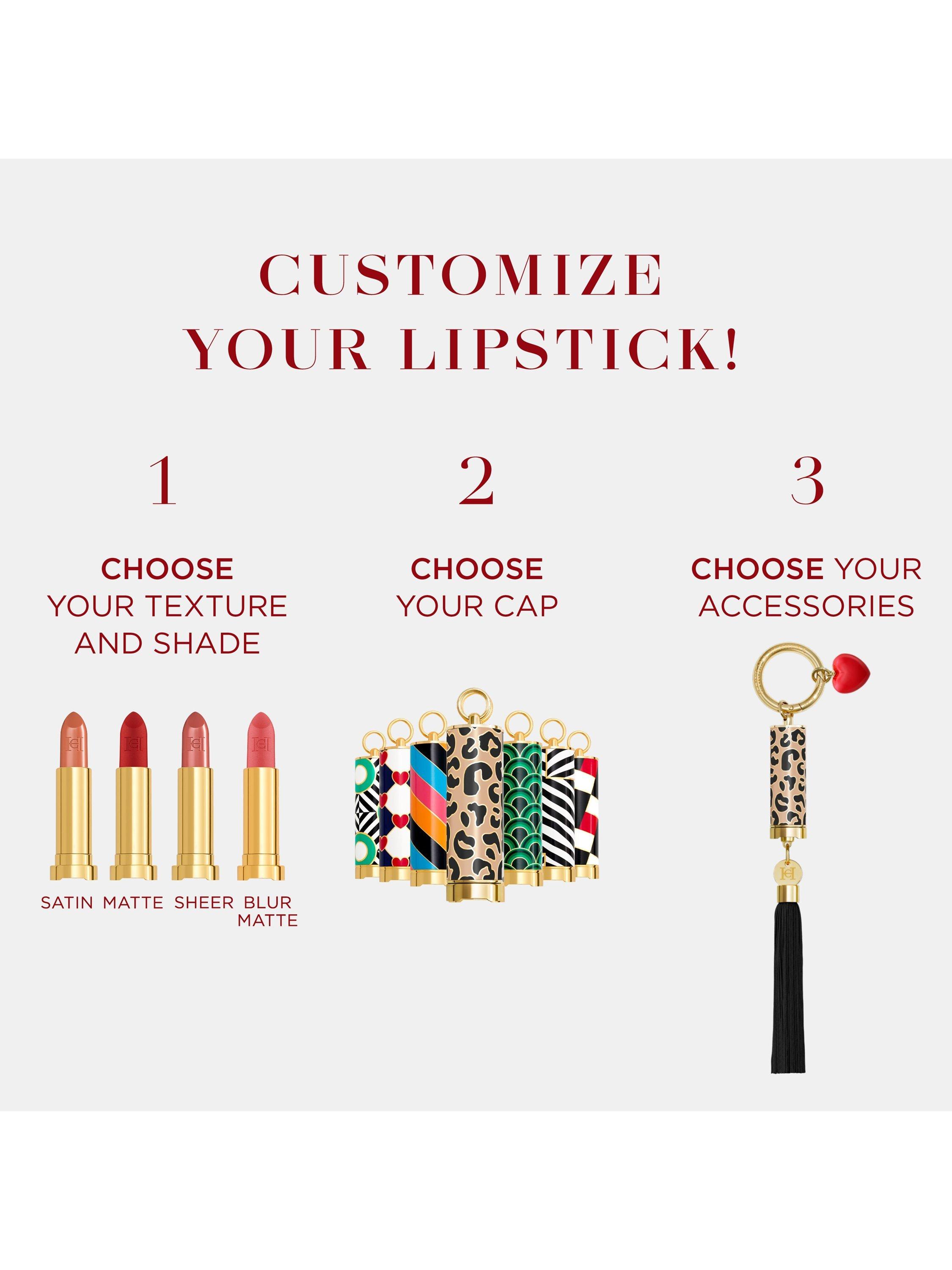 Product image 7 of 8, which shows Carolina Herrera Nude Couture Blur Matte Lipstick Refill, 711 Brick City Rouge