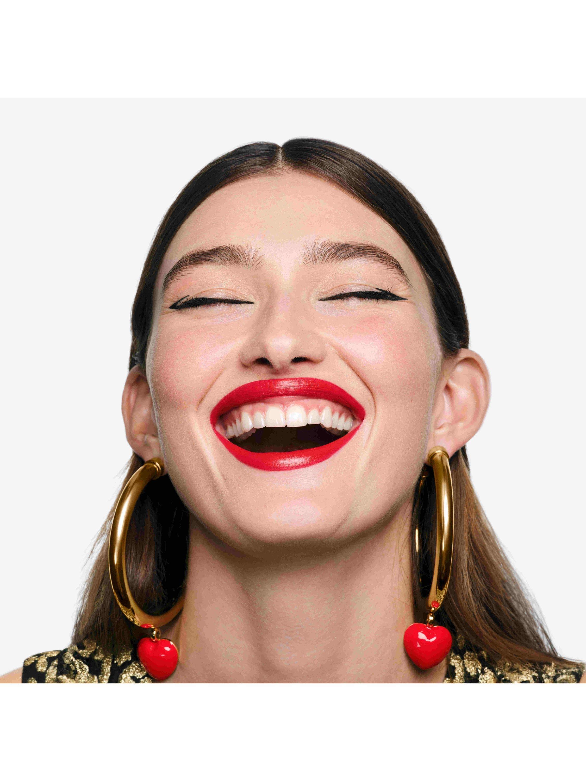 Product image 8 of 8, which shows Carolina Herrera Nude Couture Blur Matte Lipstick Refill, 711 Brick City Rouge