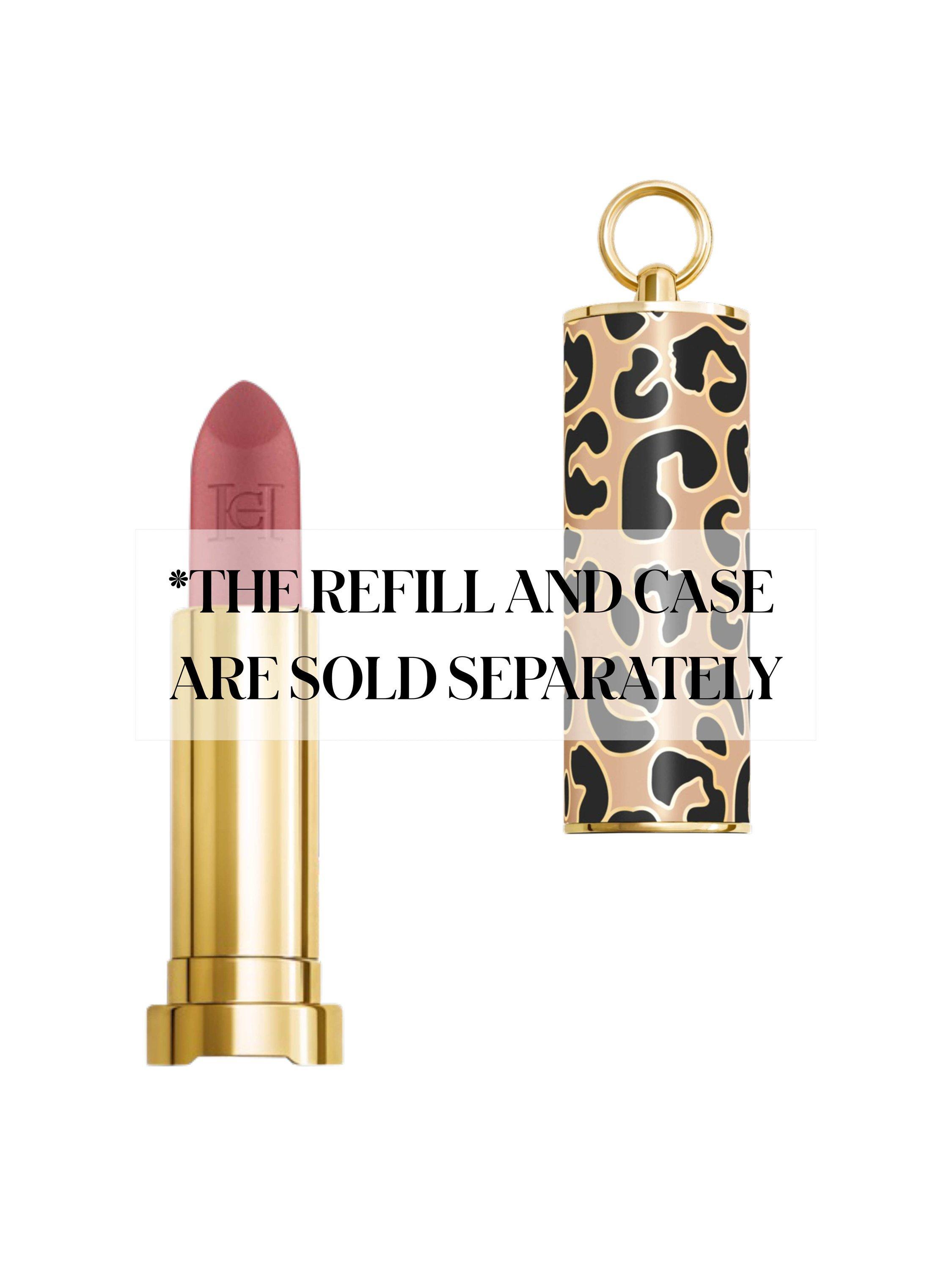 Product image 2 of 8, which shows Carolina Herrera Fabulous Kiss Lipstick Matte Refill, 491 5th Ave Rose