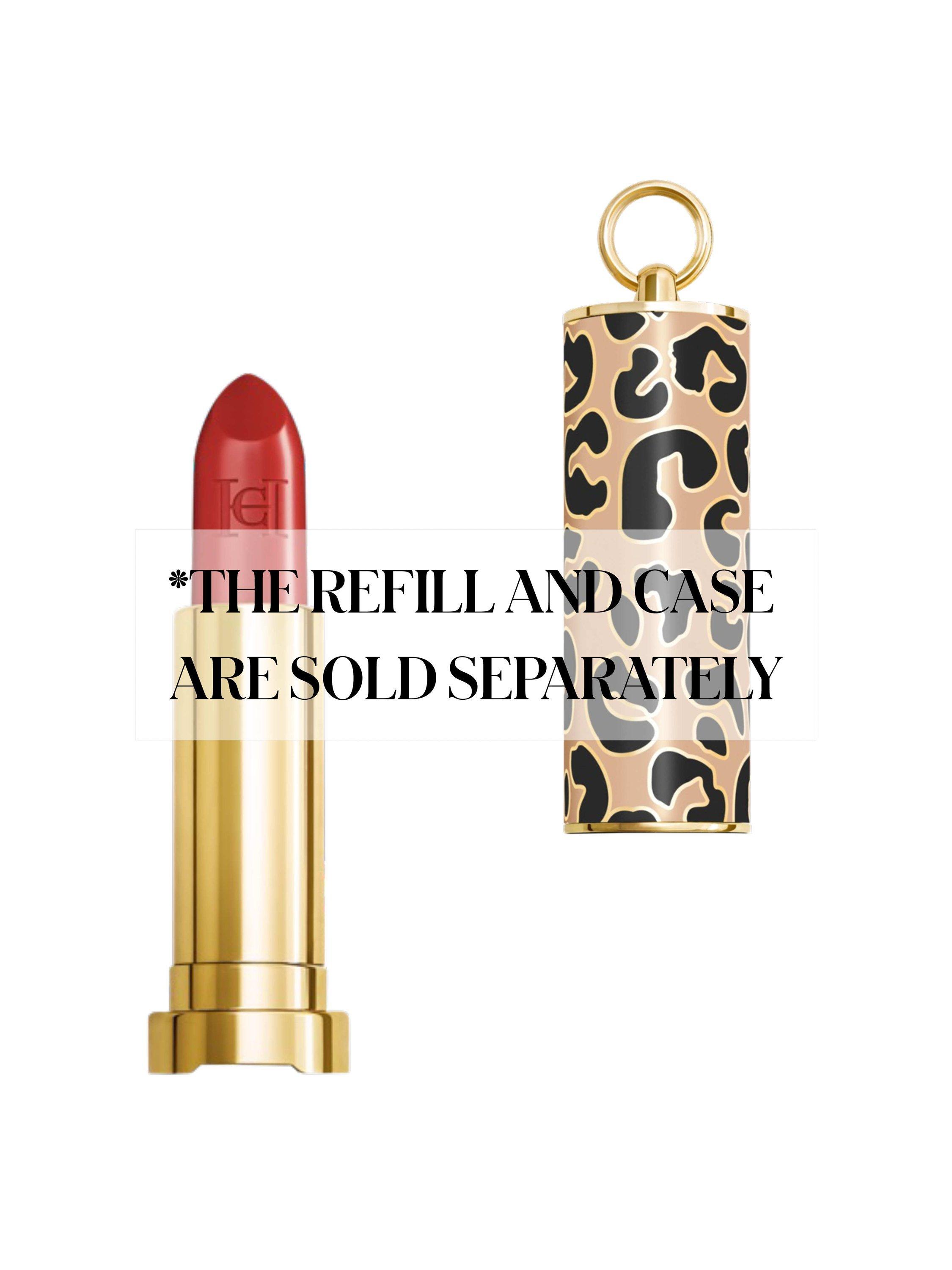 Product image 2 of 8, which shows Carolina Herrera Fabulous Kiss Lipstick Satin Refill, 316 Red Apple