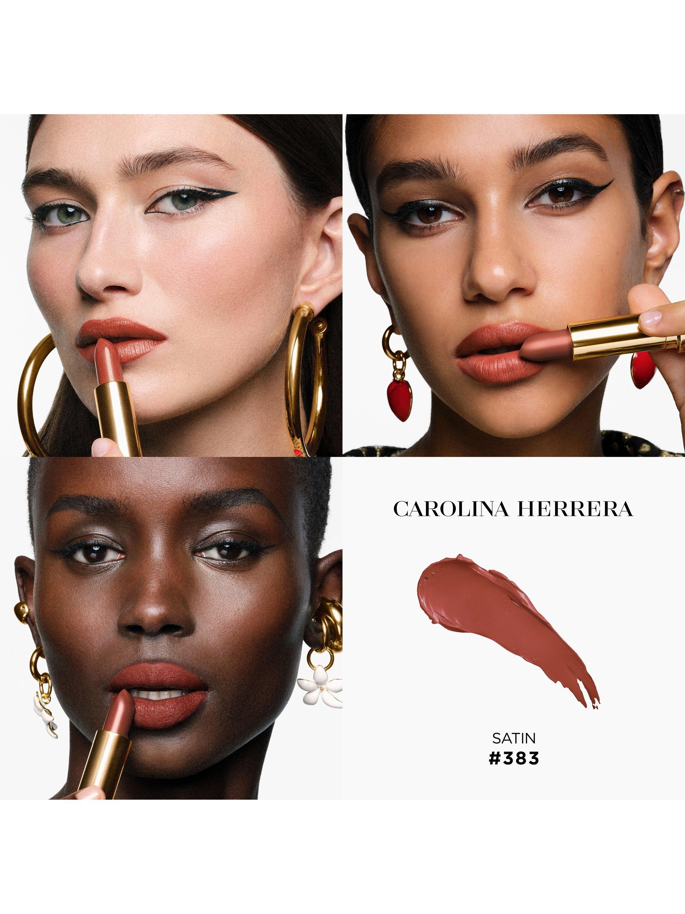 Product image 4 of 8, which shows Carolina Herrera Fabulous Kiss Lipstick Satin Refill, 383 Skyline Madness